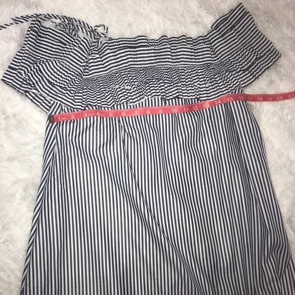 NEW with Tags NWT Lulu’s Stellar Blue and White Striped Midi Dress - Picture 6 of 7
